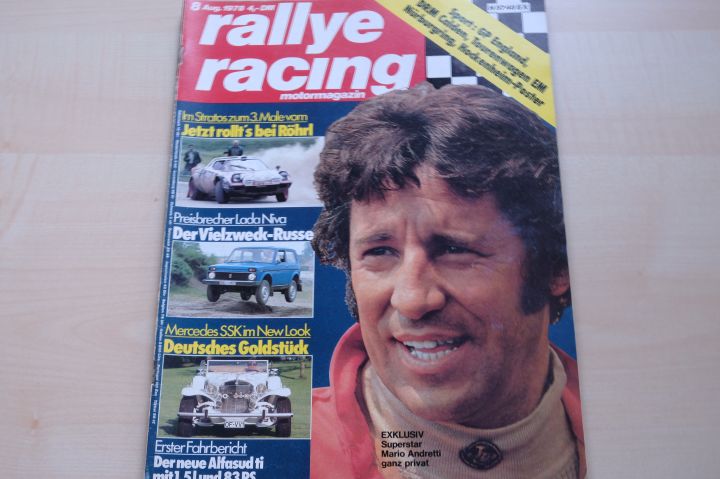 Deckblatt Rallye Racing (08/1978)